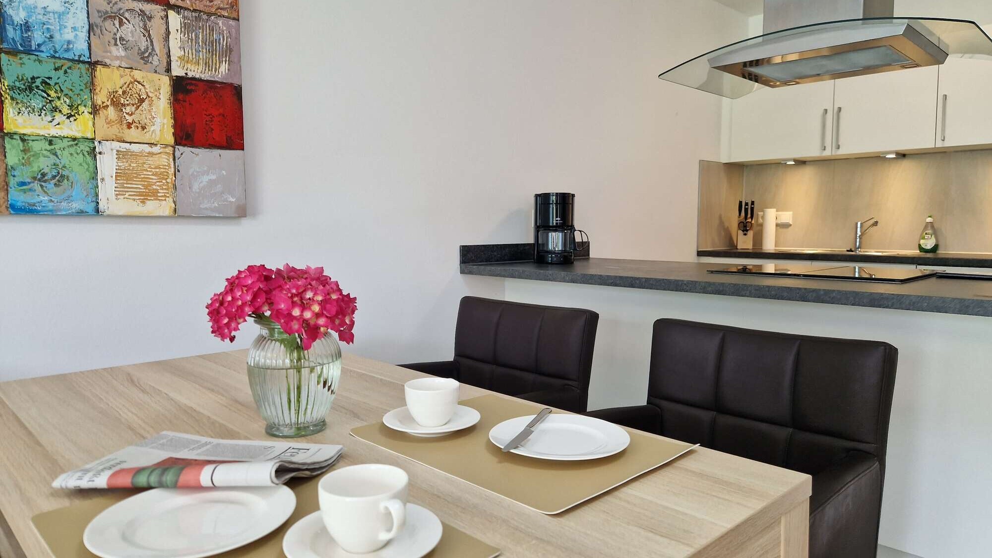 Essbereich der Ferienwohnung Appartement in Langenargen am Bodensee